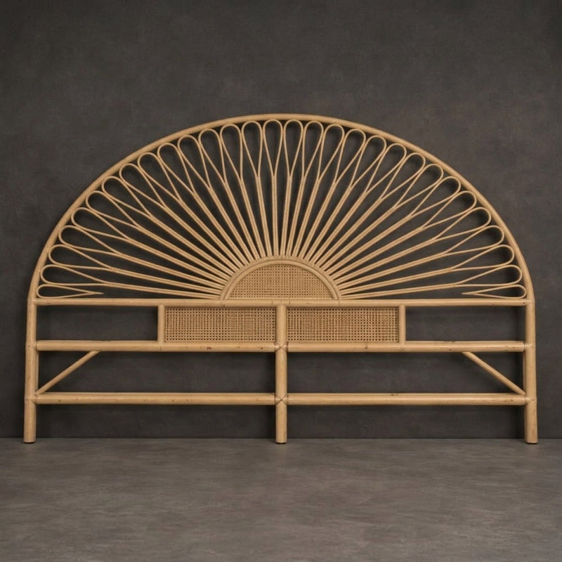 Rattan headboard