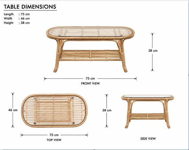 Hamtons style rattan sofaset
