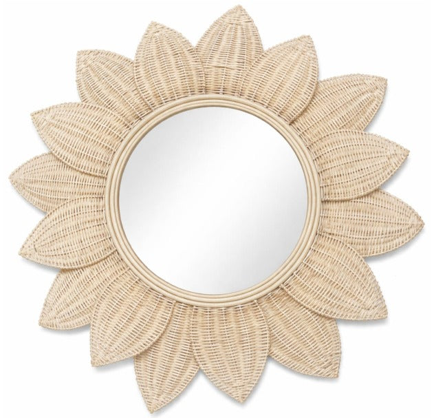 Cane leaves mirror