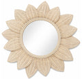 Cane leaves mirror