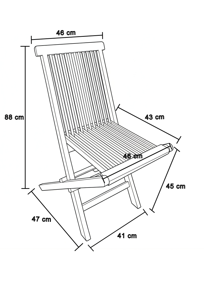 Snick folding chair