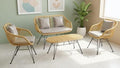 Hamtons Style rattan sofaset