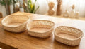 Rattan fruit bowl