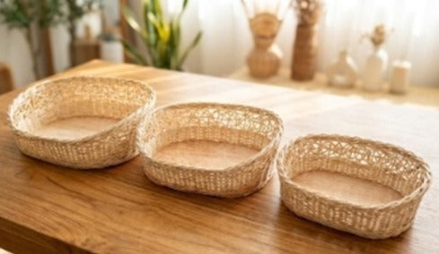 Rattan fruit bowl