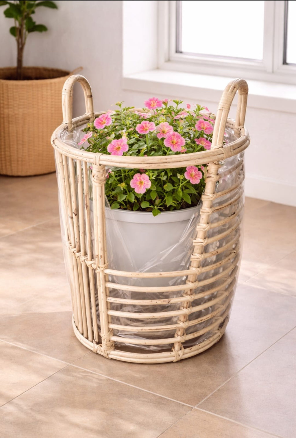 Hawa natural rattan basket