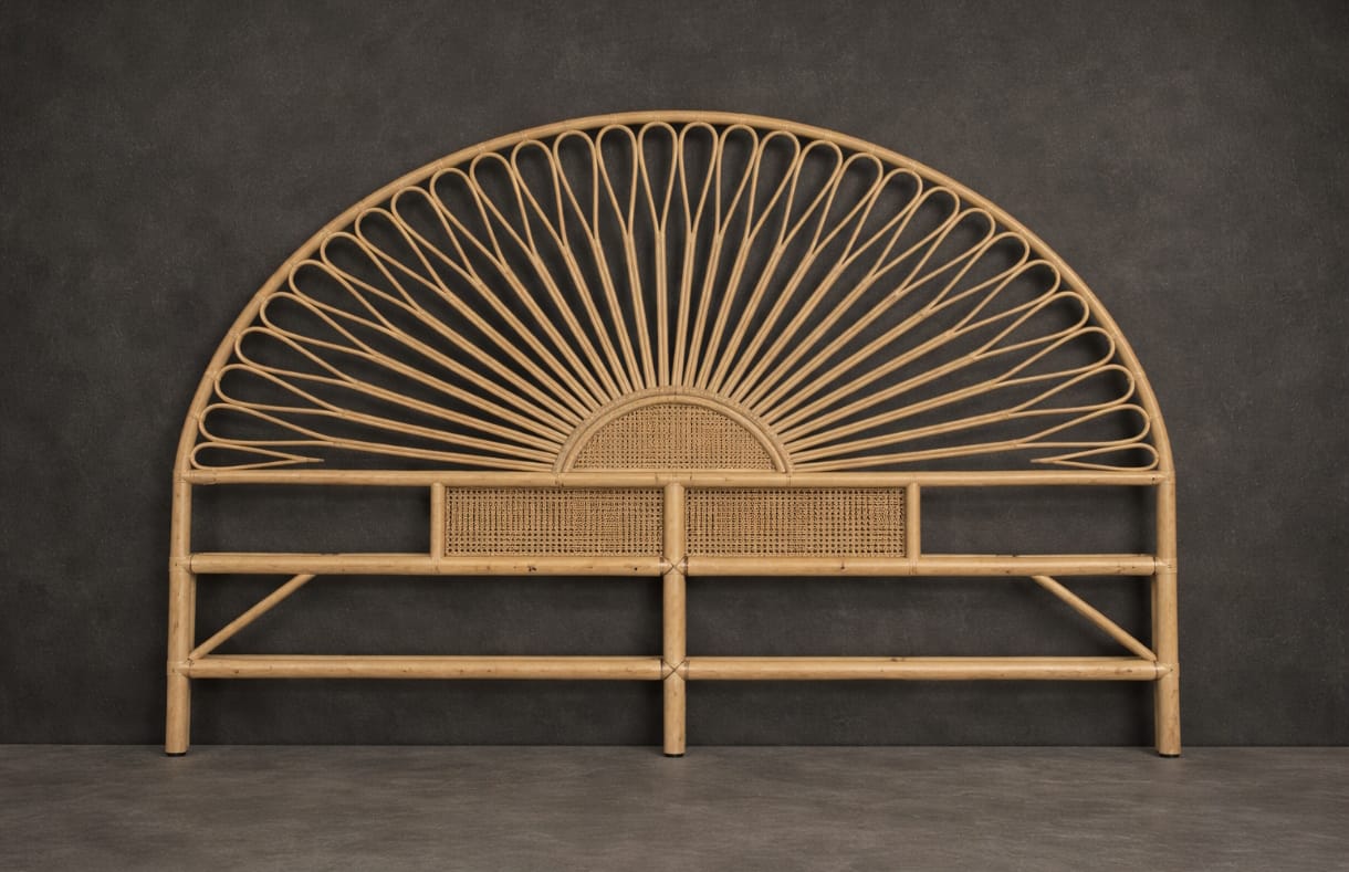 Rattan head board