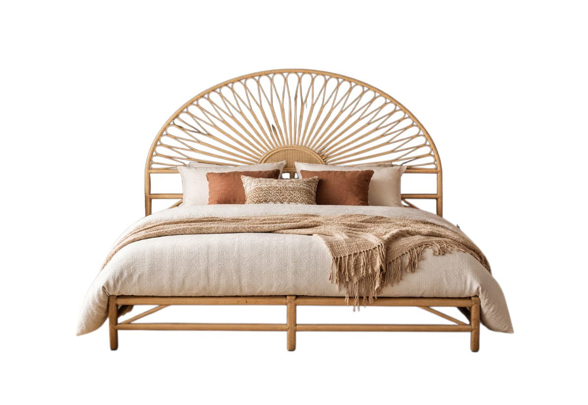 Rattan head board