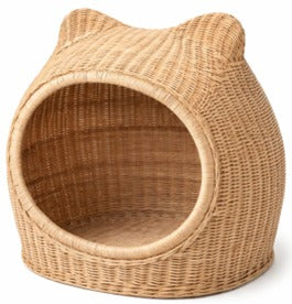 Rattan pet bed